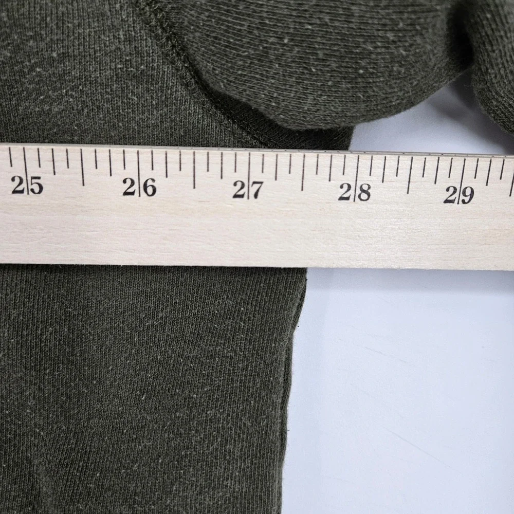 J Crew Hoodie Mens XXL Oarsman Olive Green Long Sleeve Heavy‎ Pullover Casual